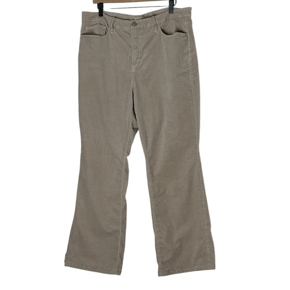 Good American Corduroy Jeans/Pants Beige 5 Pocket Styling Zipper Button Close - Picture 1 of 9